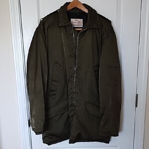 Golden Fleece Industrial Jacket Men's Size L 42 44 Hunting Fishing Farming Green